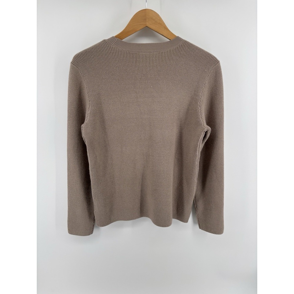 FIGS Off Shift Ribbed Knit Pullover Sweater Sz M Medical Nursing Loungewear - Picture 5 of 12